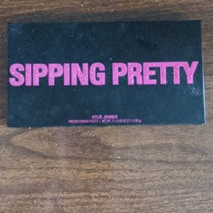 Kylie Jenner Sipping Pretty Palette
